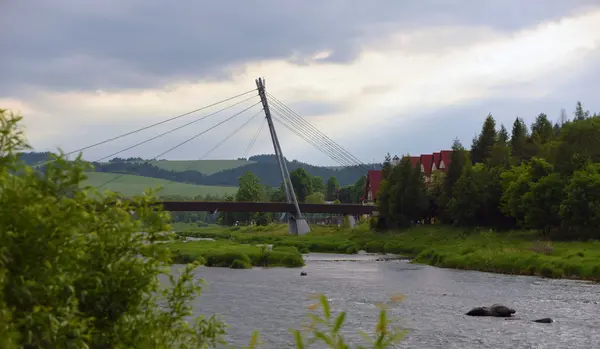 Γέφυρα ποταμού Dunajec — Φωτογραφία Αρχείου