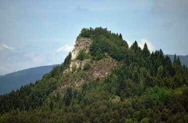 Dağlar Pieniny Slovakya ve Polonya