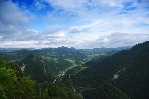 Bergen Pieniny i Slovakien och Polen — Stockfoto