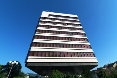 Usti nad Labem City'deki yeni binalar