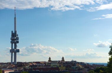 Prag Vinohrady bölümünde yaz