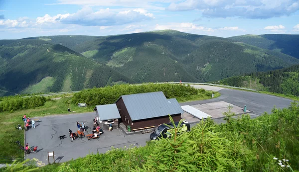 Jeseniky Berge in schönen Sommertag — Stockfoto