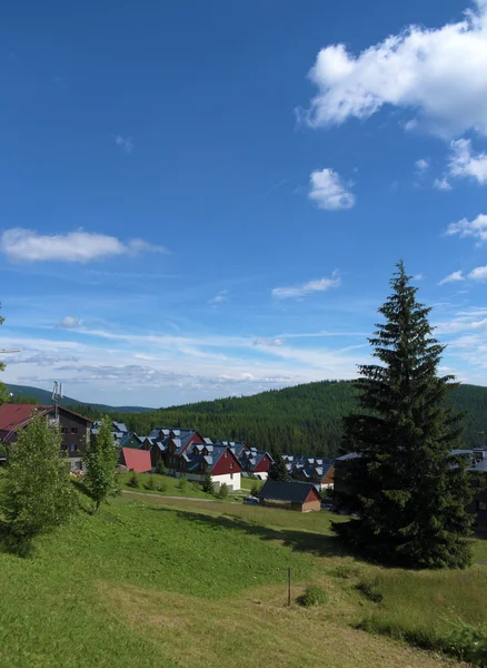 화창한 여름 날 Krkonose 산에서 — 스톡 사진