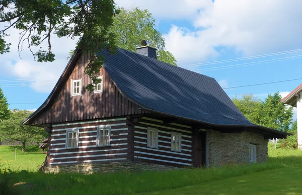 Krkonose berg stugor och hus — Stockfoto