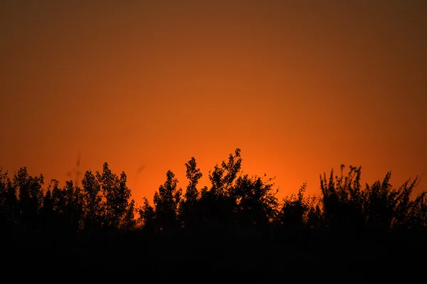 Восход солнца над городом Усти-над-Лабемом — стоковое фото