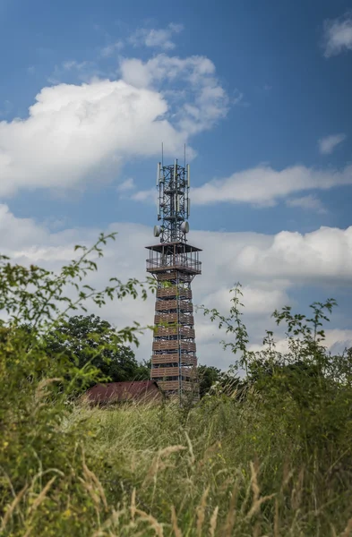 Menara observasi Radejcin di hari musim panas — Stok Foto