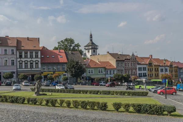 Roudnice nad Labem město v letním dni — Stock fotografie