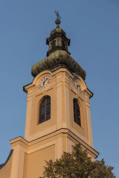 Tower of church in Vysny Medzev — Stock Photo, Image