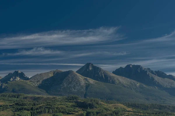 Felshügel Der Hohen Tatra Der Slowakei Sommer Sonnig Blauer Himmel — Stockfoto