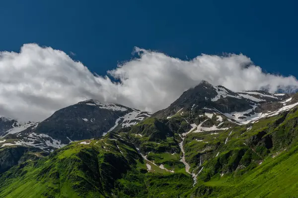 Sportgastein Yakınlarındaki Büyük Dağlar Yaz Aylarında — Stok fotoğraf