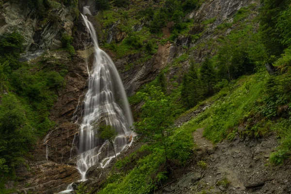 Kreealm Vodopád Rakousku Alpy Hory Velké Zdi Poblíž Vesnice Kree — Stock fotografie