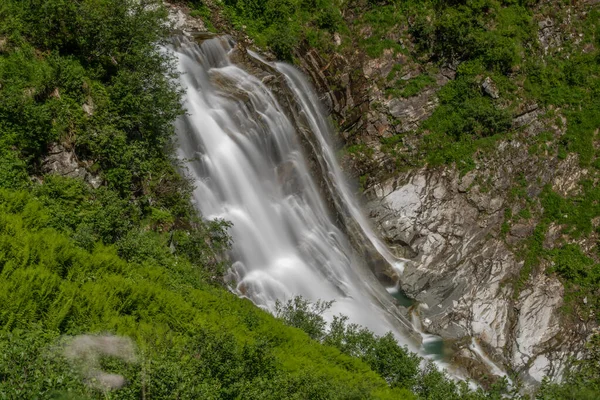 Barenfall Vodopád Blízkosti Sportgastein Místo Mezi Velkými Barvami Letních Hor — Stock fotografie