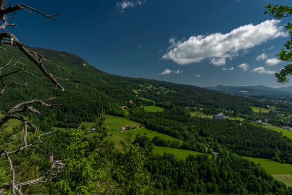 Sankt Radegund Město Blízkosti Města Graz Rakousku Létě Horké Barvy — Stock fotografie