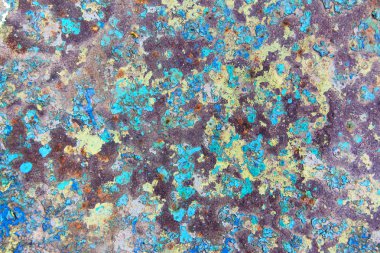 Vintage eski boya metal yüzeyi