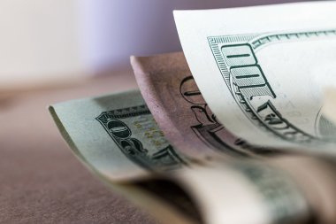 dolar faturaları closeup bancnote