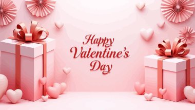 Sevgililer Günü geçmişi. vektör illüstrasyonu.