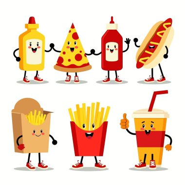 Fast food çizgi film karakterleri