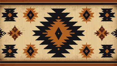 Kabile desenli soyut arkaplan