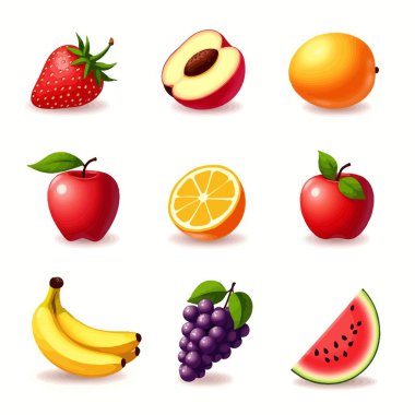 Taze meyve ve böğürtlenli..