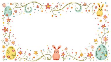 Paskalya tatil tebrik kartı