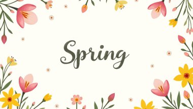 Çiçekli çiçek arkaplanı.