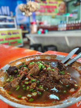 Kari Kambing or Savory Indonesian goat curry from Surabaya, rich in spices and flavor. 