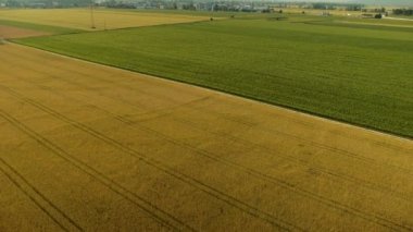 Kadar havadan görünümü tilt üzerinde alanları desen