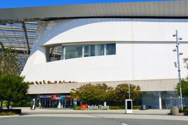 Inglewood, California - 24 Ekim 2025: YouTube Tiyatrosu Dış Görünümü, 1011 Stadyum Dr, Entertainment Stadyumu