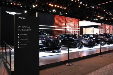 Yaradılış Stadyumu 2025 Los Angeles Otomobil Fuarı. Los Angeles Otomobil Fuarı Kuzey Amerika 'daki en büyük otomobil fuarlarından biridir.