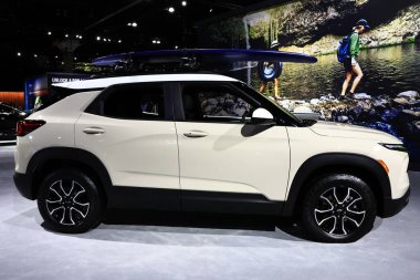 2026 Chevrolet Trailblazer Activ, 2025 Los Angeles Otomobil Fuarı. Los Angeles Otomobil Fuarı Kuzey Amerika 'daki en büyük otomobil fuarlarından biridir.
