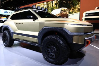 Hyundai CRATER Konsepti 2025 Los Angeles Otomobil Fuarı 'nda. Los Angeles Otomobil Fuarı Kuzey Amerika 'daki en büyük otomobil fuarlarından biridir.