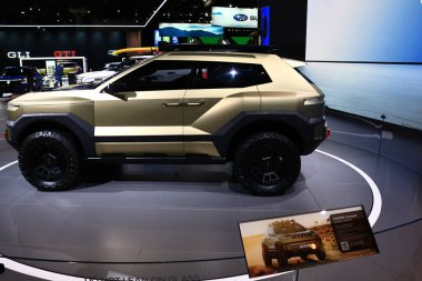 Hyundai CRATER Konsepti 2025 Los Angeles Otomobil Fuarı 'nda. Los Angeles Otomobil Fuarı Kuzey Amerika 'daki en büyük otomobil fuarlarından biridir.