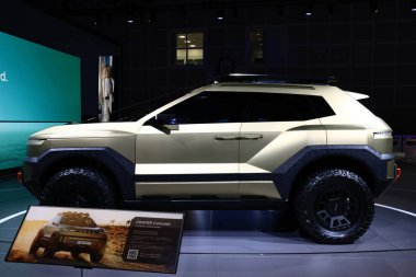 Hyundai CRATER Konsepti 2025 Los Angeles Otomobil Fuarı 'nda. Los Angeles Otomobil Fuarı Kuzey Amerika 'daki en büyük otomobil fuarlarından biridir.