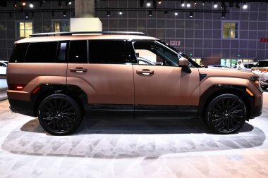 2026 Hyundai Santa Fe 2025 Los Angeles Otomobil Fuarı. Los Angeles Otomobil Fuarı Kuzey Amerika 'daki en büyük otomobil fuarlarından biridir.
