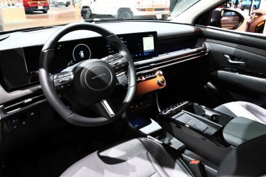 2026 Hyundai Tucson 2025 Los Angeles Otomobil Fuarı. Los Angeles Otomobil Fuarı Kuzey Amerika 'daki en büyük otomobil fuarlarından biridir.