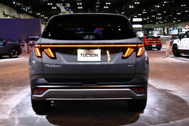 2026 Hyundai Tucson 2025 Los Angeles Otomobil Fuarı. Los Angeles Otomobil Fuarı Kuzey Amerika 'daki en büyük otomobil fuarlarından biridir.