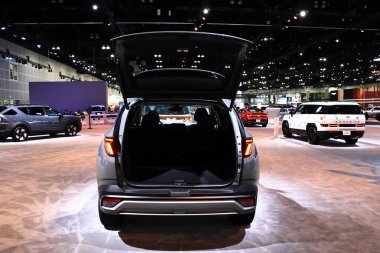 2026 Hyundai Tucson 2025 Los Angeles Otomobil Fuarı. Los Angeles Otomobil Fuarı Kuzey Amerika 'daki en büyük otomobil fuarlarından biridir.