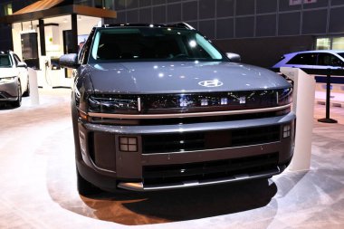 2026 Hyundai NEXO Yakıt Hücresi 2025 Los Angeles Otomobil Fuarı. Los Angeles Otomobil Fuarı Kuzey Amerika 'daki en büyük otomobil fuarlarından biridir.