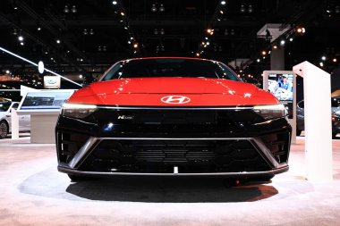 2026 Hyundai Elantra N Hattı 2025 Los Angeles Otomobil Fuarı. Los Angeles Otomobil Fuarı Kuzey Amerika 'daki en büyük otomobil fuarlarından biridir.