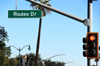 Beverly Hills, California: Rodeo Dr Sokak Tabelası