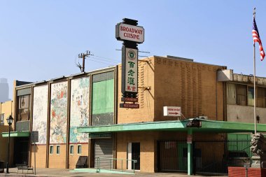 Los Angeles, Kaliforniya - 4 Kasım 2025 Çin Mahallesi, Los Angeles 'ın tarihi kültür bölgesi