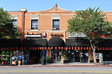 Los Angeles, Kaliforniya - 4 Kasım 2025 Çin Mahallesi, Los Angeles 'ın tarihi kültür bölgesi