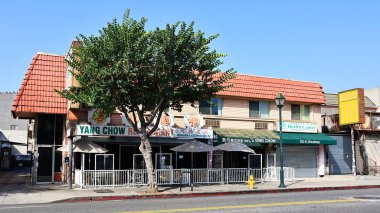 Los Angeles, Kaliforniya - 4 Kasım 2025 Çin Mahallesi, Los Angeles 'ın tarihi kültür bölgesi