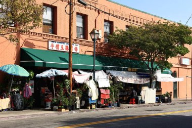 Los Angeles, Kaliforniya - 4 Kasım 2025 Çin Mahallesi, Los Angeles 'ın tarihi kültür bölgesi
