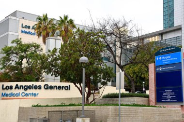 Los Angeles, Kaliforniya - 5 Kasım 2025 Los Angeles Genel Tıp Merkezi Hastanesi