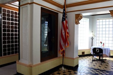 Los Angeles, Kaliforniya - 23 Kasım 2025: Los Angeles Ulusal Mezarlığı (ABD Ulusal Mezarlığı), 950 S Sepulveda Bulvarı, Los Angeles