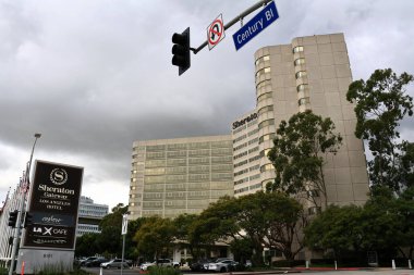 Los Angeles, California - 20 Kasım 2025: Los Angeles Uluslararası Havaalanı yakınlarındaki Sheraton Oteli