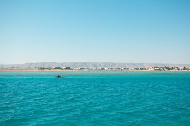 Kanal ve evler El Gouna Resort. Mısır, Kuzey Afrika