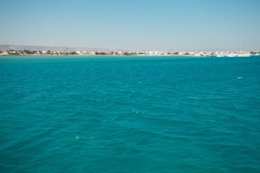 Kanal ve evler El Gouna Resort. Mısır, Kuzey Afrika