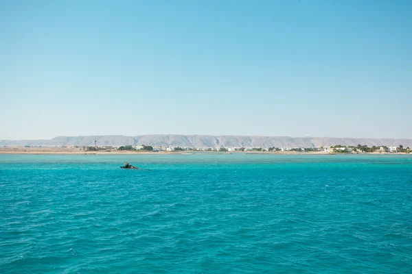 Kanal und Häuser im el gouna Resort. Ägypten, Nordafrika — Stockfoto